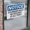 Signmission Cylinders Must Be Secured At All Times, 14 in W x Rectangle, Vinyl Decal OS-2PACK-NS-D-1014-L-15387 - alternate 2